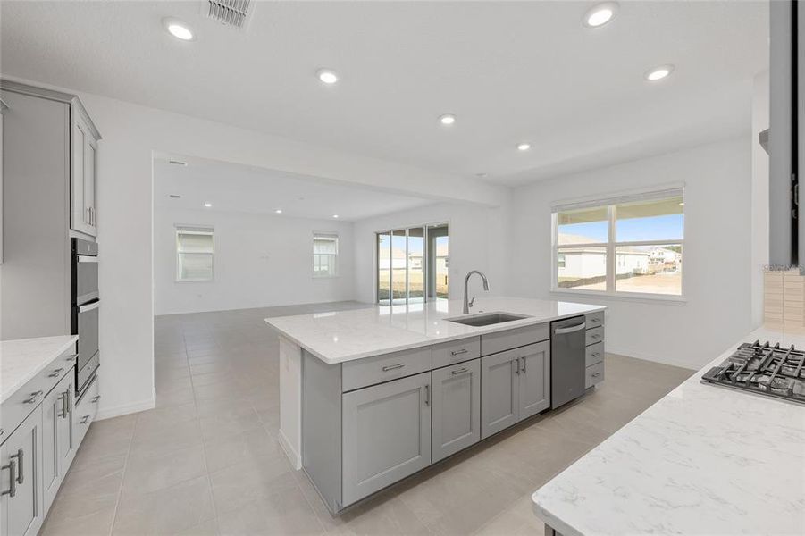 Furnished interior view inside a new home in Calesa Township, Ocala (Image 9).