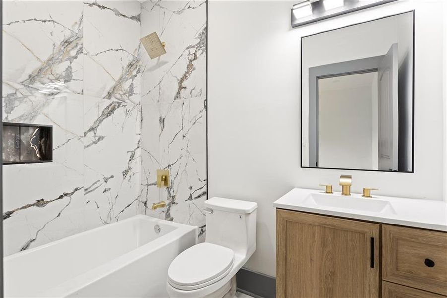 Furnished interior view inside a new home in , Decatur (Image 15).