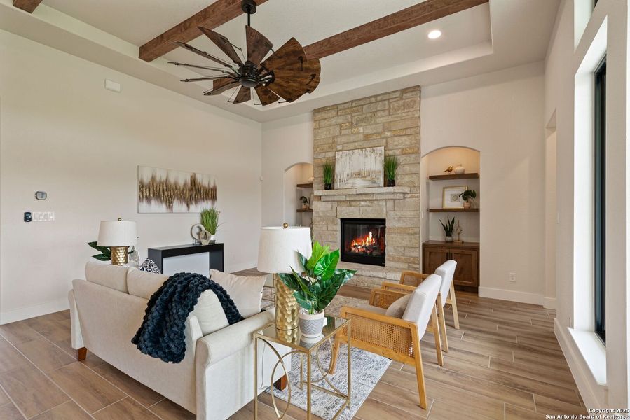 Furnished interior view inside a new home in , Castroville (Image 34). Furnished interior view inside a new home in , Castroville (Image 34).