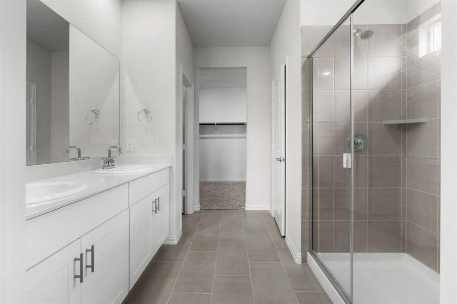 Furnished interior view inside a new home in Cibolo Hills, Fort Worth (Image 11). Furnished interior view inside a new home in Cibolo Hills, Fort Worth (Image 11).