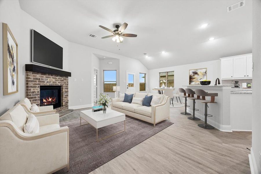 Furnished interior view inside a new home in Fox Landing, Caddo Mills (Image 9).