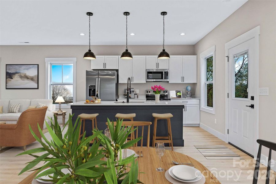 Furnished interior view inside a new home in , Alexander (Image 6).