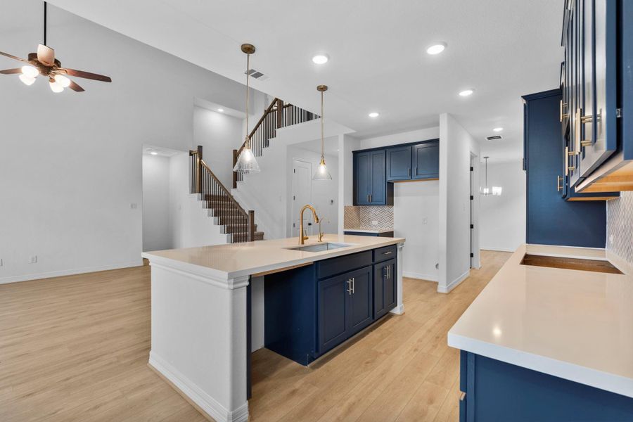 Furnished interior view inside a new home in Austin Point, Richmond (Image 7).