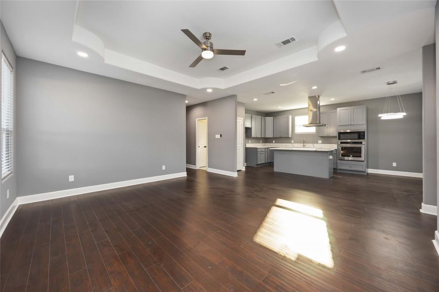 Spacious, unfurnished interior of a new home in , Houston (Image 12). Spacious, unfurnished interior of a new home in , Houston (Image 12).