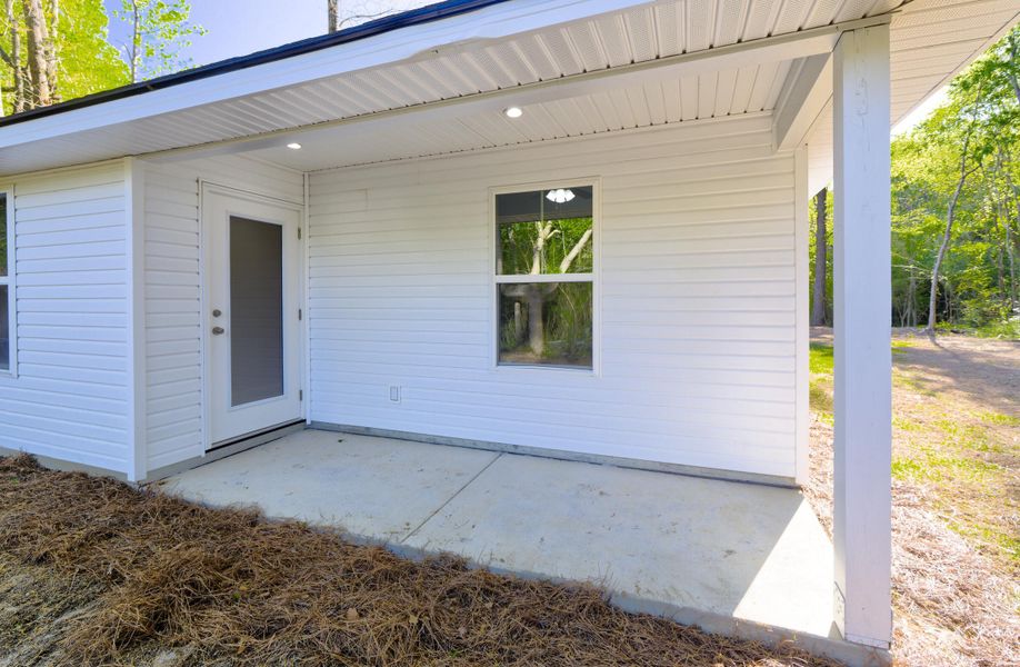 Exterior details and patio area of a home in , Goose Creek (Image 3). Exterior details and patio area of a home in , Goose Creek (Image 3).