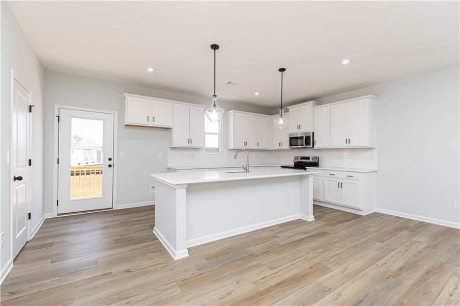 Furnished interior view inside a new home in Darlington, Loganville (Image 4). Furnished interior view inside a new home in Darlington, Loganville (Image 4).