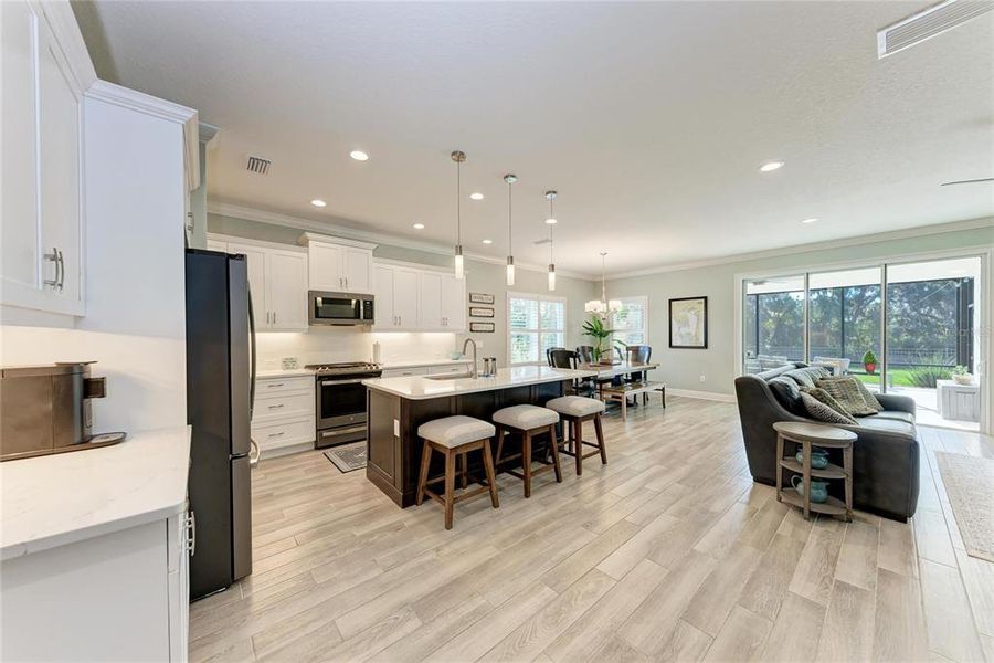 Furnished interior view inside a new home in , Parrish (Image 56).