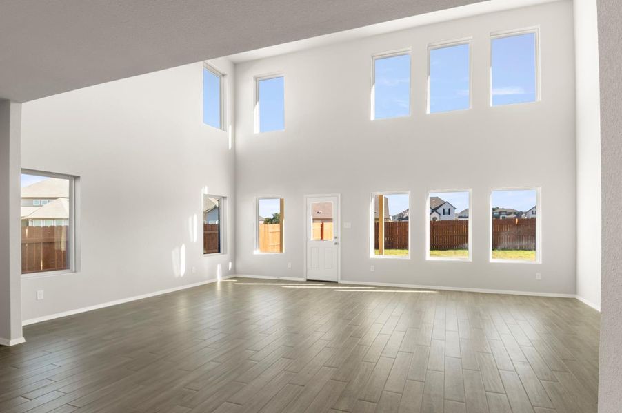 Spacious, unfurnished interior of a new home in Oaks at San Gabriel, Georgetown (Image 33).