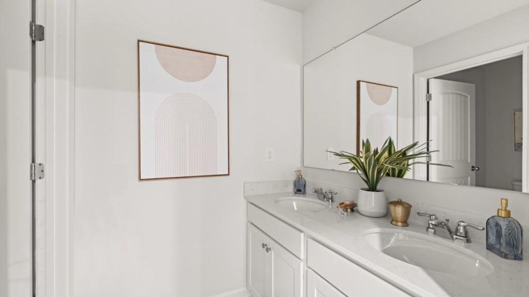 Furnished interior view inside a new home in South Wind, Union City (Image 43).