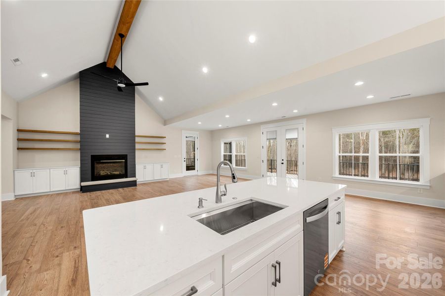Furnished interior view inside a new home in , Clover (Image 10).
