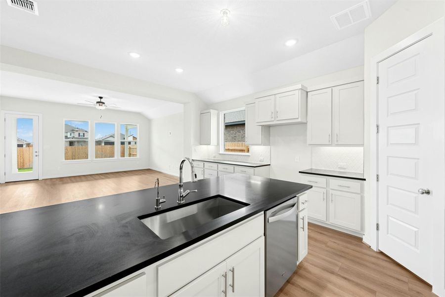 Furnished interior view inside a new home in University Heights, Round Rock (Image 7). Furnished interior view inside a new home in University Heights, Round Rock (Image 7).
