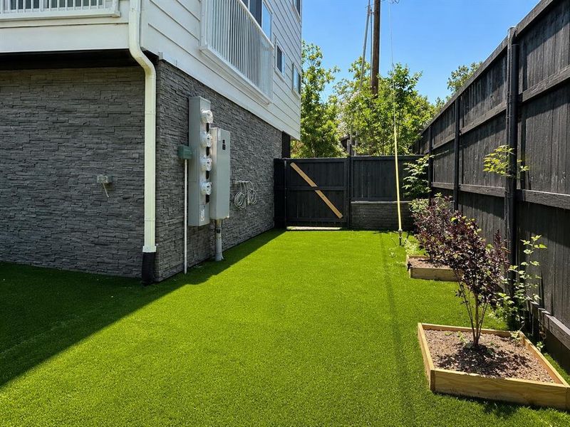 Unit A Back Yard