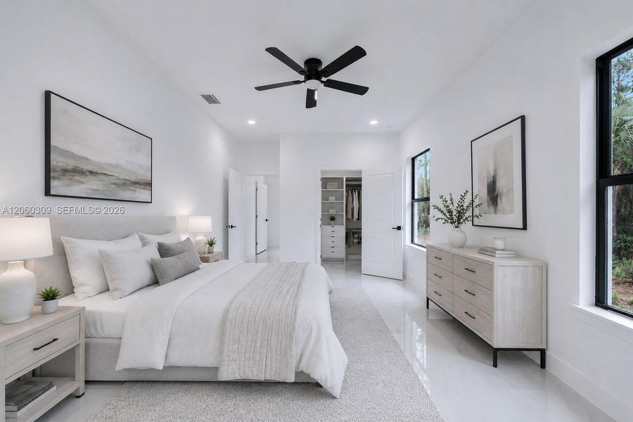 Furnished interior view inside a new home in , Lehigh Acres (Image 34).