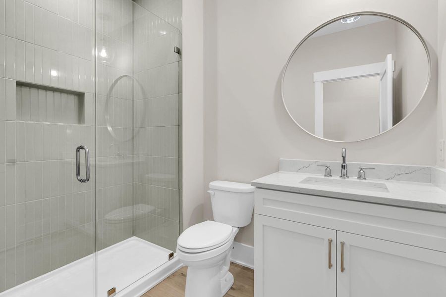 Furnished interior view inside a new home in , Charleston (Image 9).