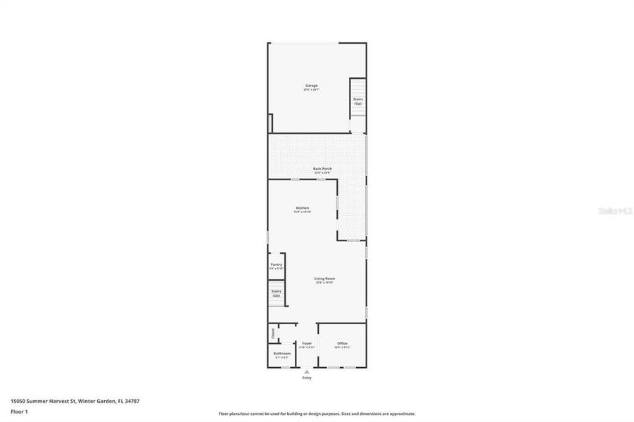 2D floor plan layout of this home in , Winter Garden, FL (Image 6).