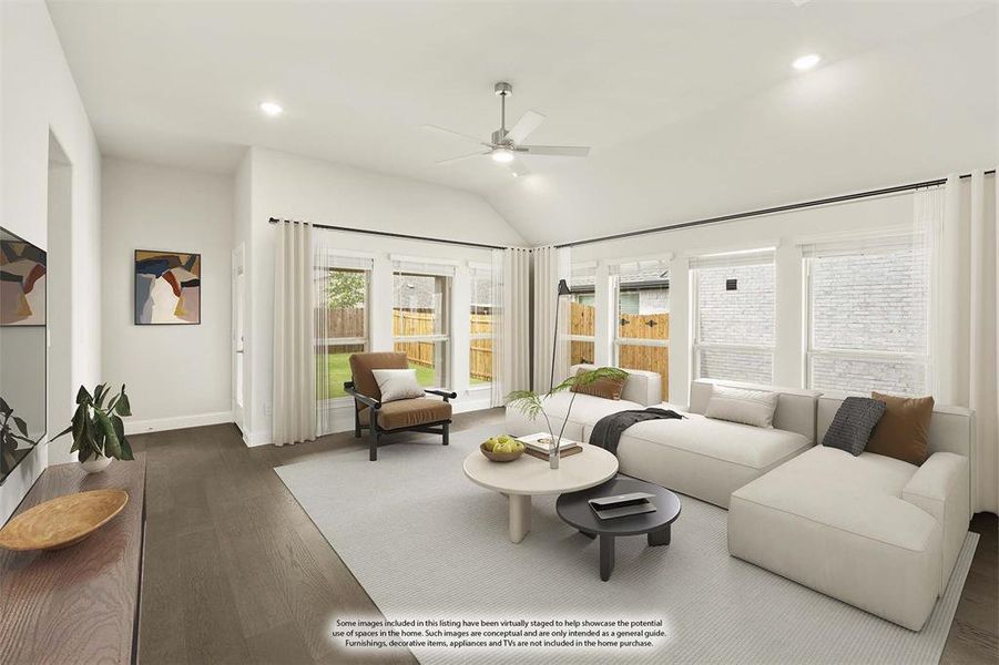 Furnished interior view inside a new home in Legacy Ranch Classic 55, Melissa (Image 4). Furnished interior view inside a new home in Legacy Ranch Classic 55, Melissa (Image 4).