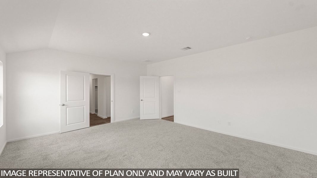 Spacious, unfurnished interior of a new home in New Waverly Station, New Waverly (Image 24).