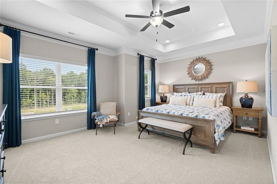 Furnished interior view inside a new home in Sanders Park, Austell (Image 29).
