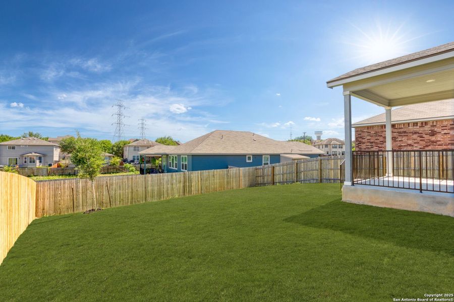 Exterior details and patio area of a home in Skybrooke, Live Oak (Image 3).