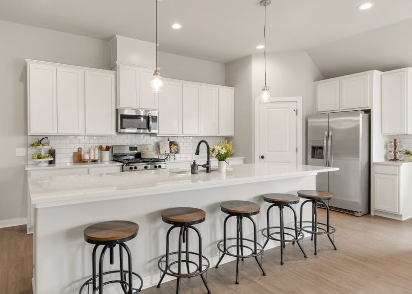 Representative furnished interior of a home built from the The Sage by Avonley Homes in Austin's Colony, Bryan (Image 12).