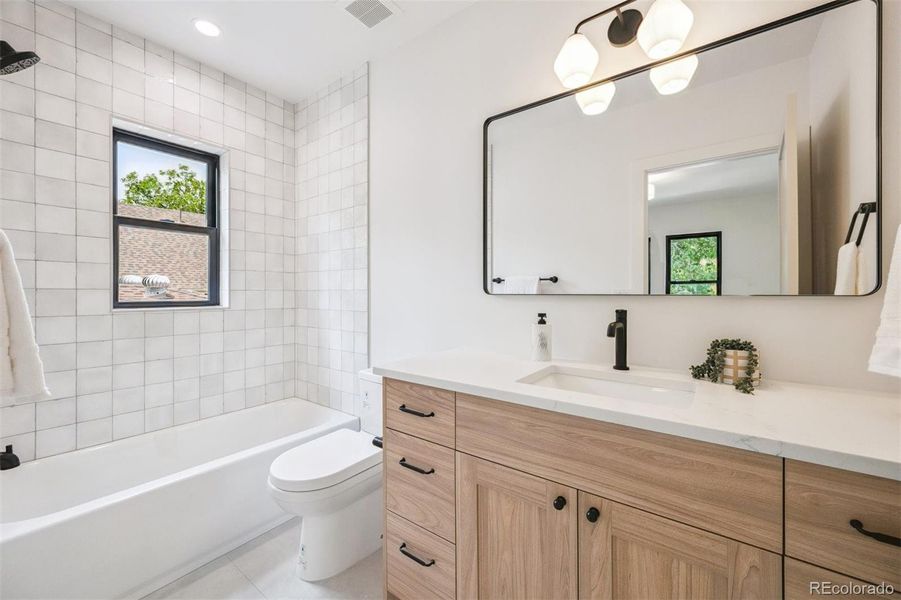 Second floor bedroom with ensuite bath and walk in closet