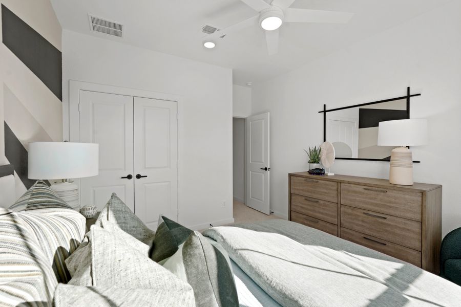 Furnished interior view inside a new home in Elyson 45' & 70', Katy (Image 35).