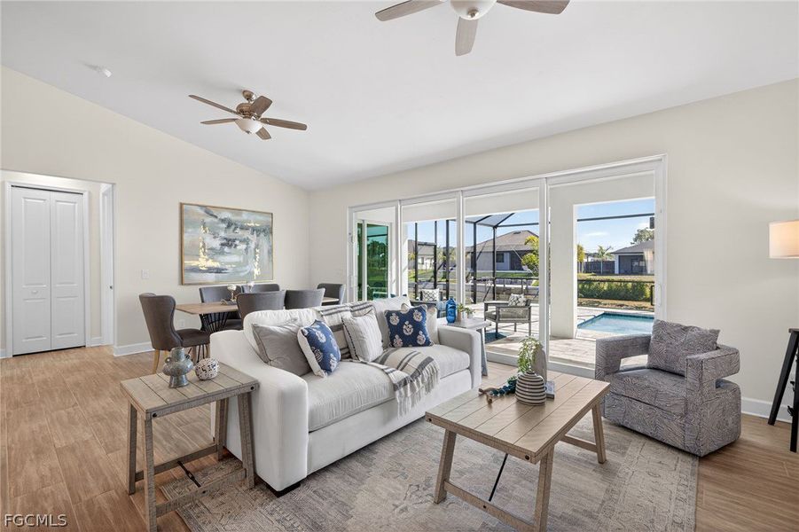 Furnished interior view inside a new home in Cape Coral, Cape Coral (Image 10). Furnished interior view inside a new home in Cape Coral, Cape Coral (Image 10).