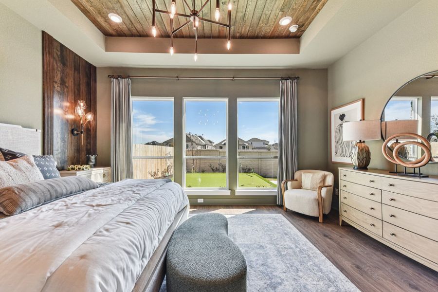 Furnished interior view inside a new home in The Grove at Blackhawk, Pflugerville (Image 72).