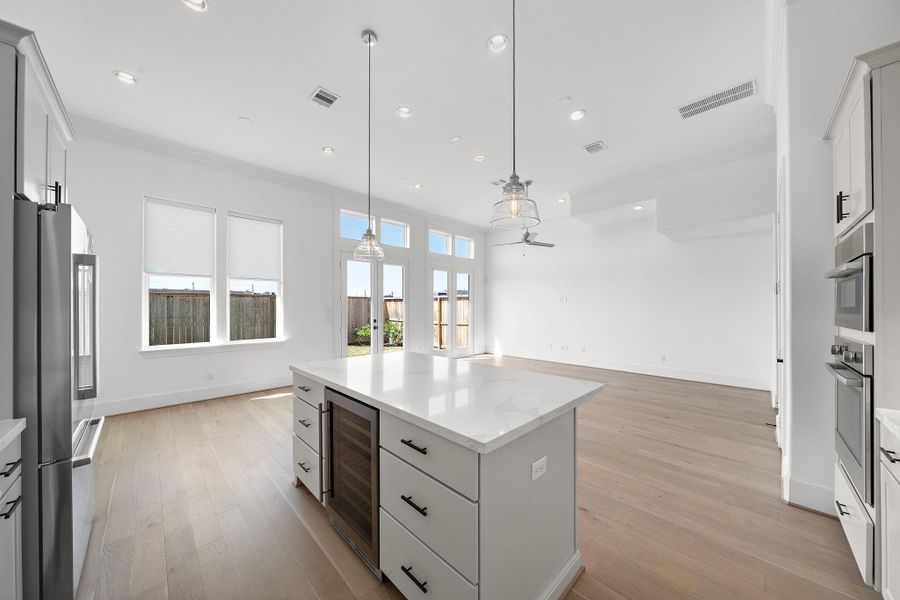 Furnished interior view inside a new home in , Houston (Image 3).