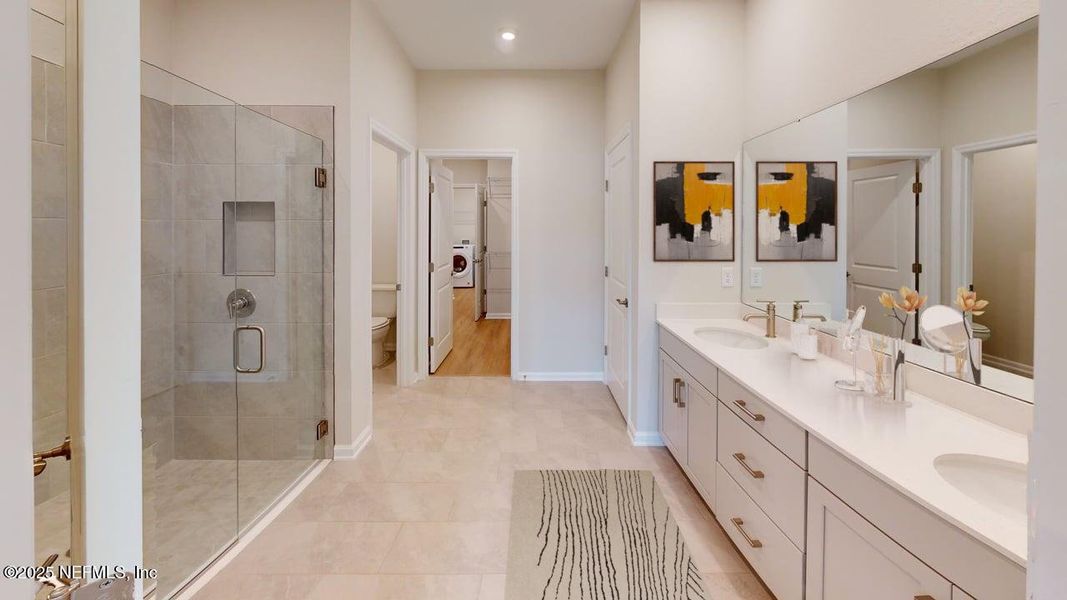 Furnished interior view inside a new home in RiverTown - WaterSong, St. Johns (Image 5). Furnished interior view inside a new home in RiverTown - WaterSong, St. Johns (Image 5).