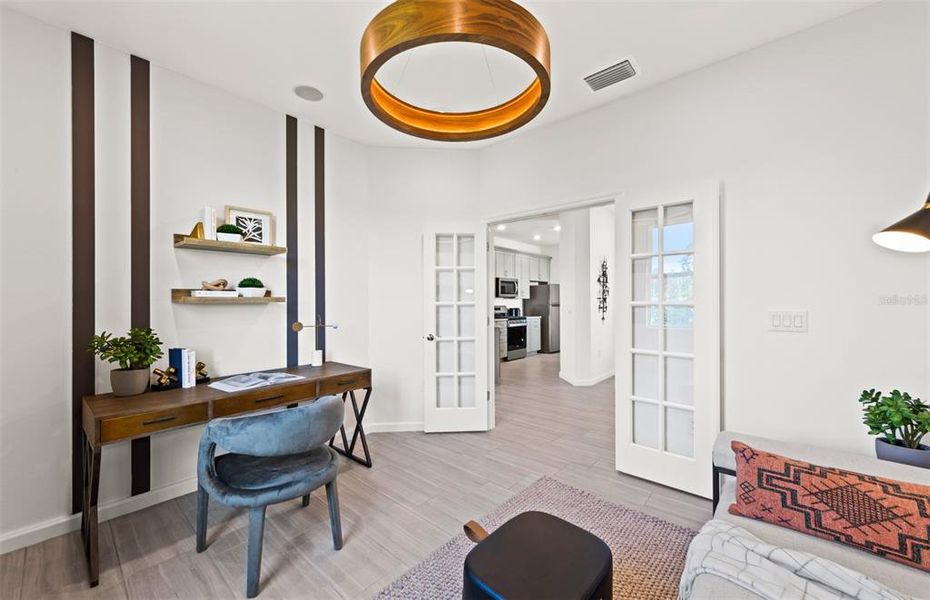 Furnished interior view inside a new home in BeachWalk by Manasota Key, Englewood (Image 13).
