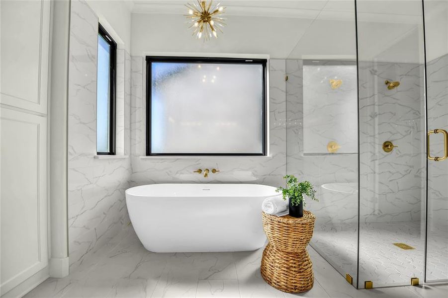 Furnished interior view inside a new home in , Aledo (Image 8).