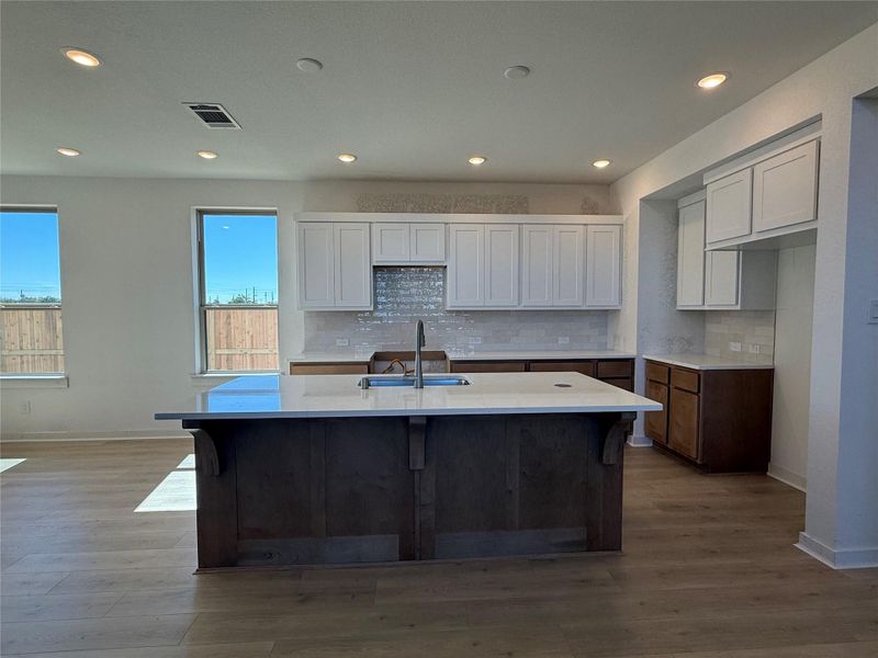 Beautiful kitchen with quartz countertops. Beautiful kitchen with quartz countertops.