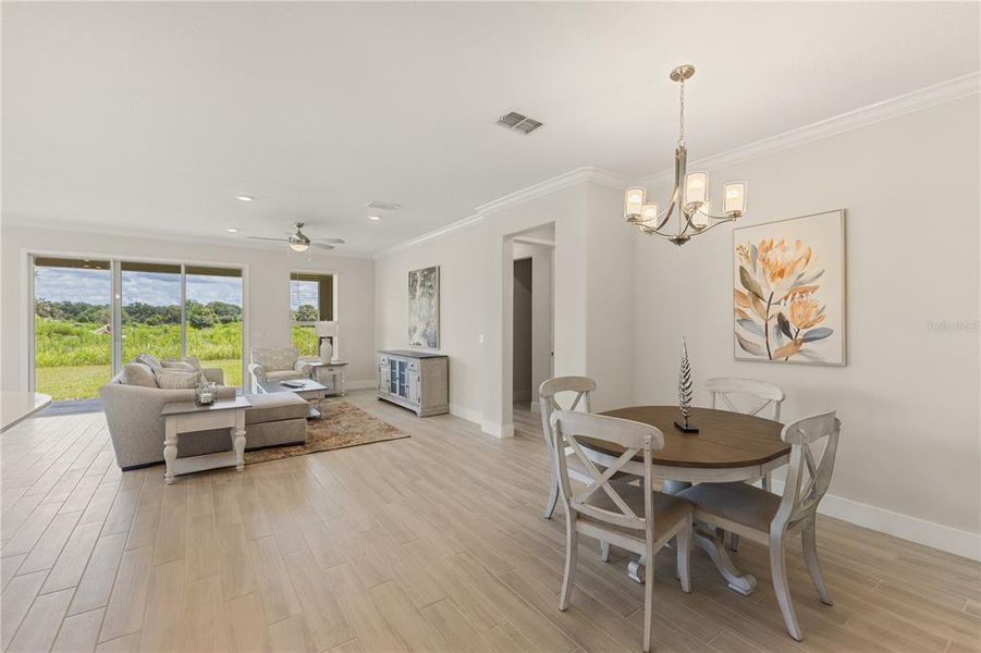 Furnished interior view inside a new home in , Ocala (Image 13).