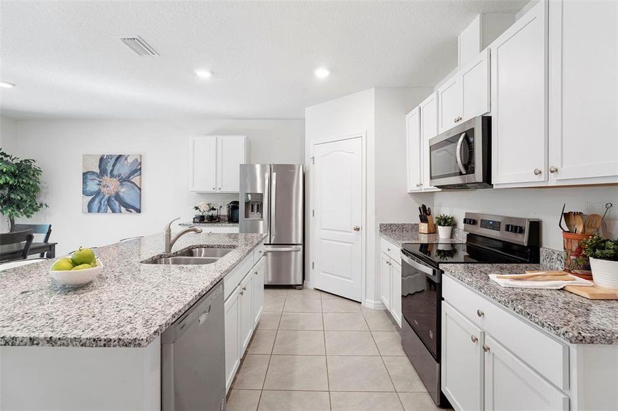 Furnished interior view inside a new home in Oak Leaf Preserve, New Smyrna Beach (Image 16). Furnished interior view inside a new home in Oak Leaf Preserve, New Smyrna Beach (Image 16).