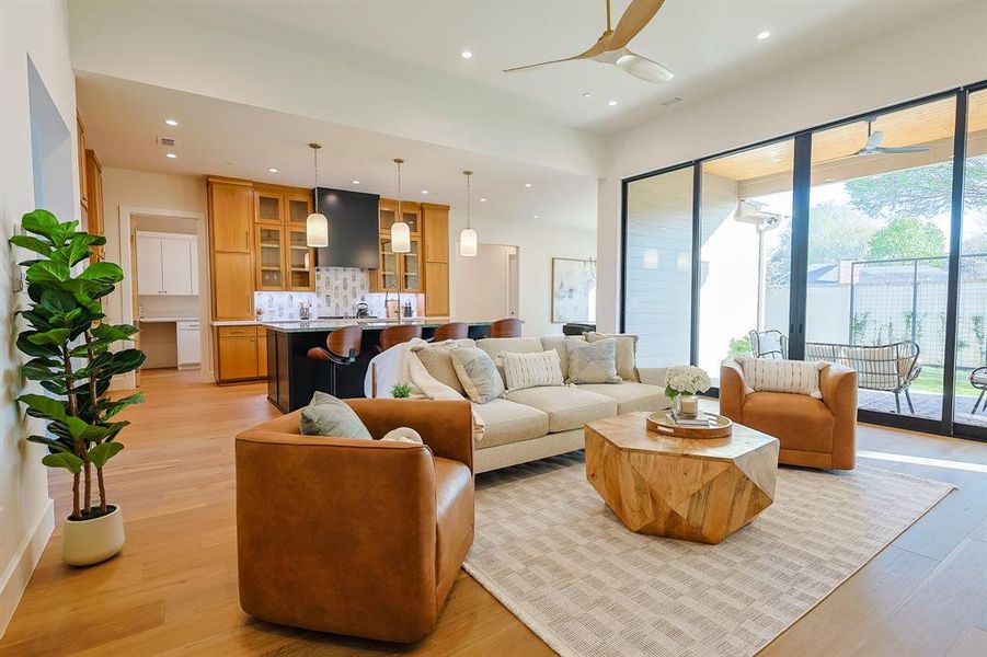 Furnished interior view inside a new home in Dove Station, Grapevine (Image 27).