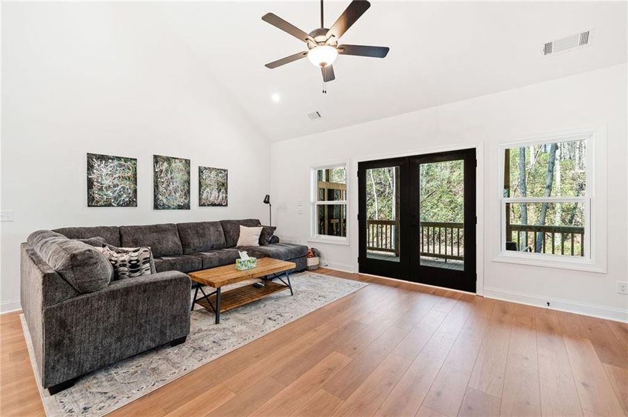 Furnished interior view inside a new home in , Talking Rock (Image 32).