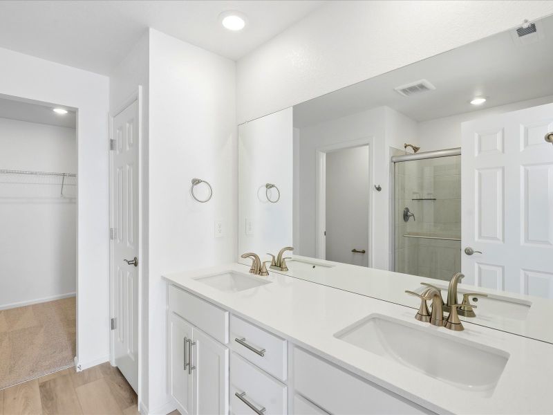 Furnished interior view inside a new home in Three Hills, Morrison (Image 8).