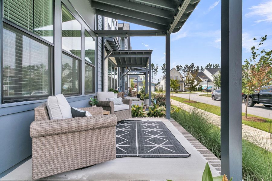 Exterior details and patio area of a home in , Summerville (Image 20).