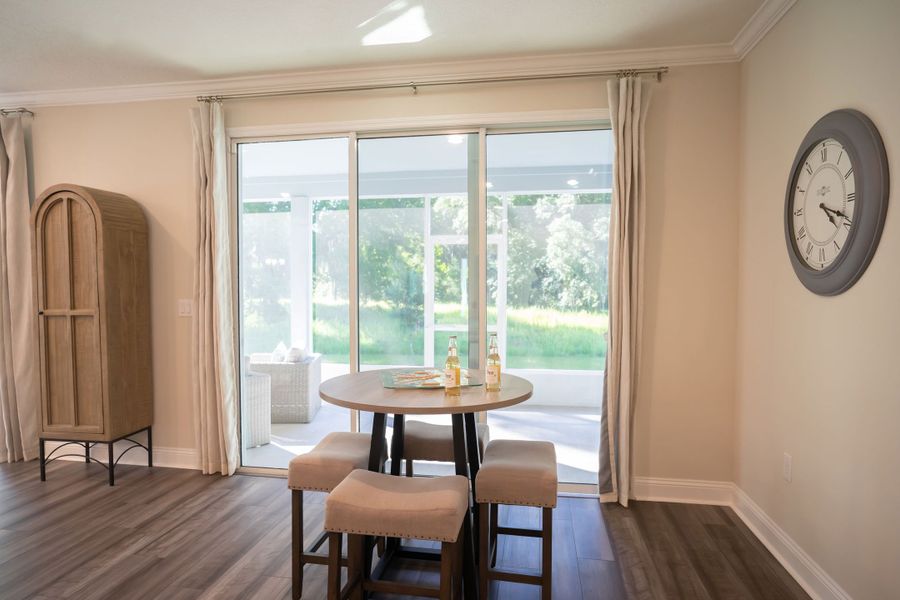 Furnished interior view inside a new home in Malabar Springs, Palm Bay (Image 12). Furnished interior view inside a new home in Malabar Springs, Palm Bay (Image 12).