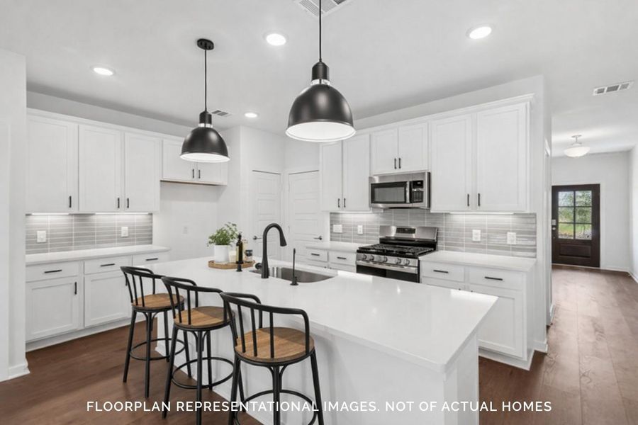 Furnished interior view inside a new home in Sorella, Tomball (Image 13). Furnished interior view inside a new home in Sorella, Tomball (Image 13).
