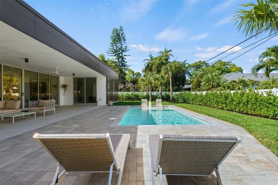 Exterior details and patio area of a home in , Belleair (Image 33).