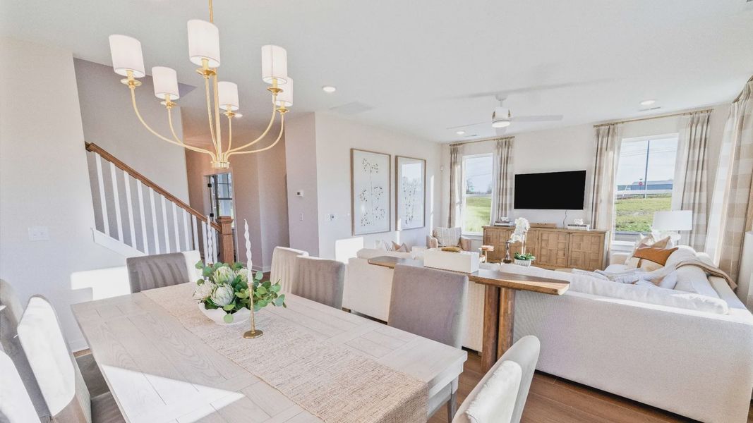 Furnished interior view inside a new home in Cottages of Bearwood, Mount Pleasant (Image 9).