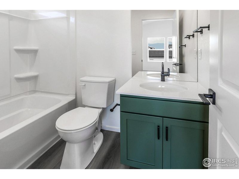 Furnished interior view inside a new home in Bloom Trailblazer Collection - Single Family Homes, Fort Collins (Image 13).