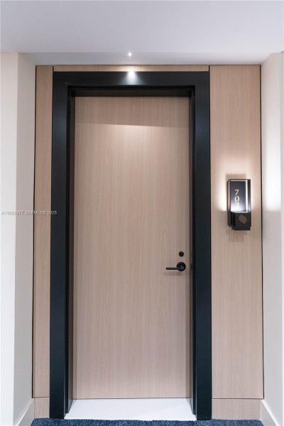 Close-up of interior finishes inside a home in Selene Oceanfront Residences, Fort Lauderdale (Image 21).