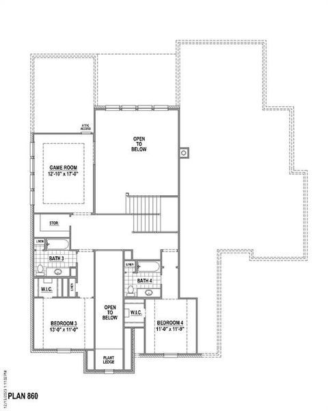 2nd Level Floor Plan