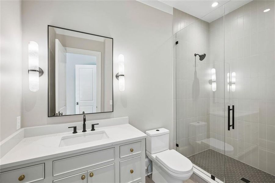 Furnished interior view inside a new home in , Atlanta (Image 9).