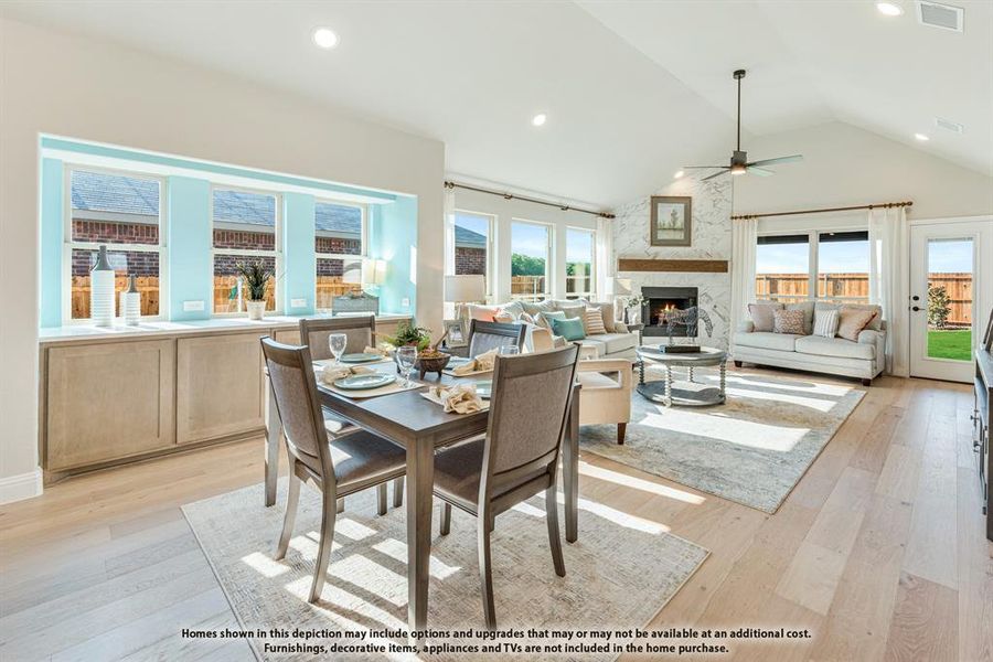 Furnished interior view inside a new home in Anderson Crossing, Trenton (Image 9).