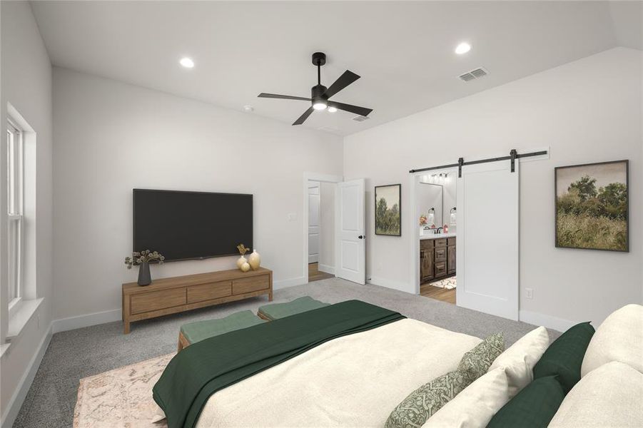 Furnished interior view inside a new home in Arbor Hills, Poolville (Image 19). Furnished interior view inside a new home in Arbor Hills, Poolville (Image 19).