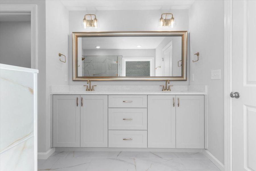 Primary Bathroom | 264 Prominence Drive, Spa-Inspired Ensuite Primary Bathroom | 264 Prominence Drive, Spa-Inspired Ensuite